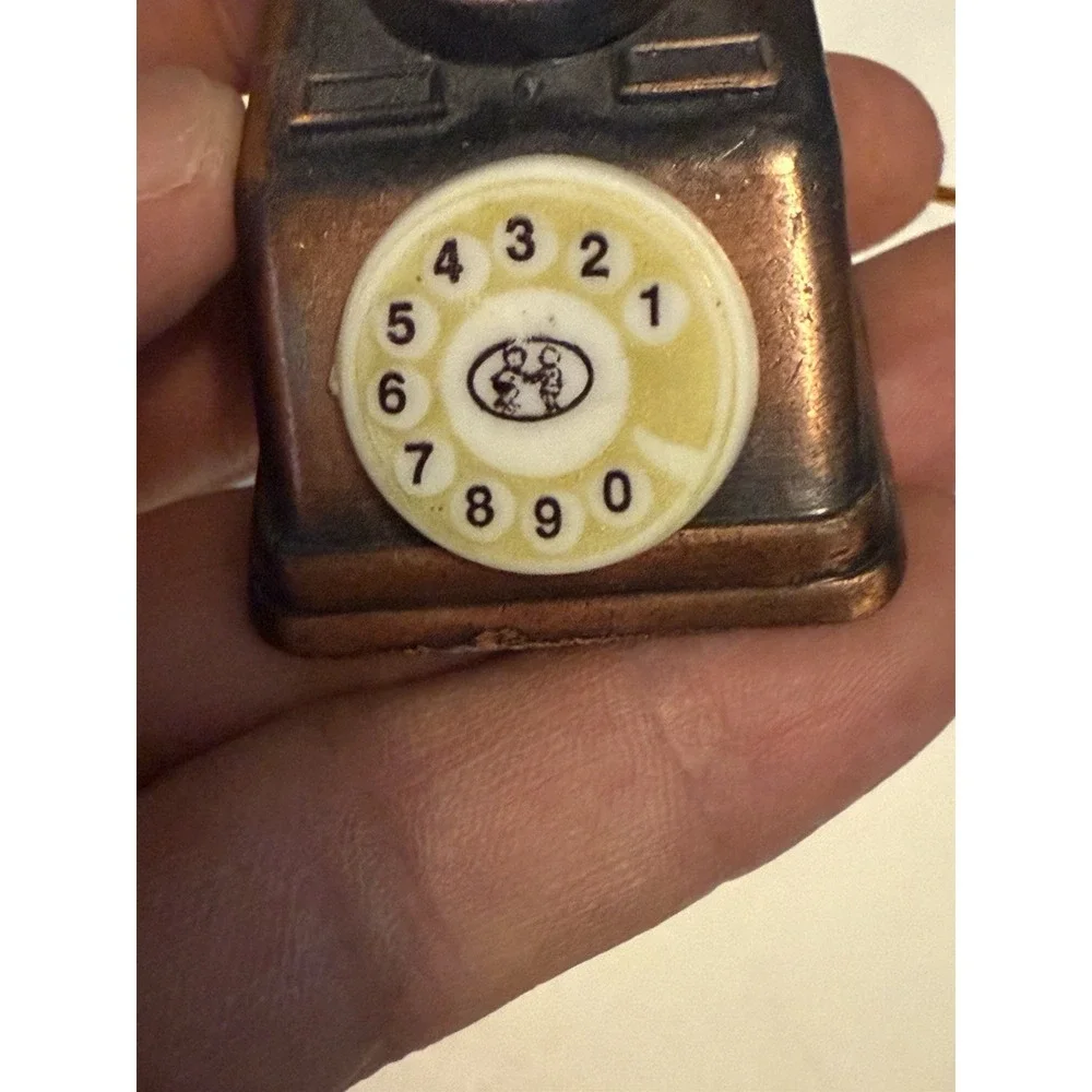 Vintage Durham Ind. Pencil Sharpener Diecast Vintage Rotary Phone